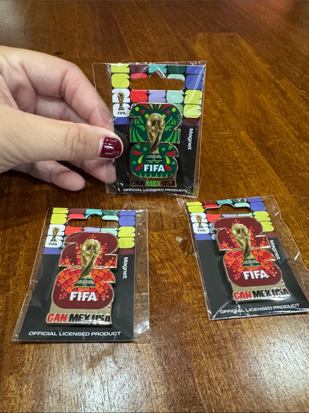 NWT World Cup Branded Magnet FIFA CAN MEX USA